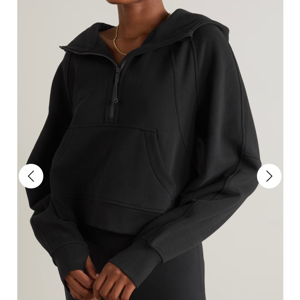 Lululemon cropped scuba hoodie
